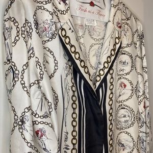 'S Max Mara Silk Blouse “Winter Wonderland”